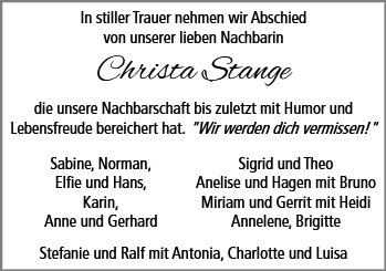 Christa Stange