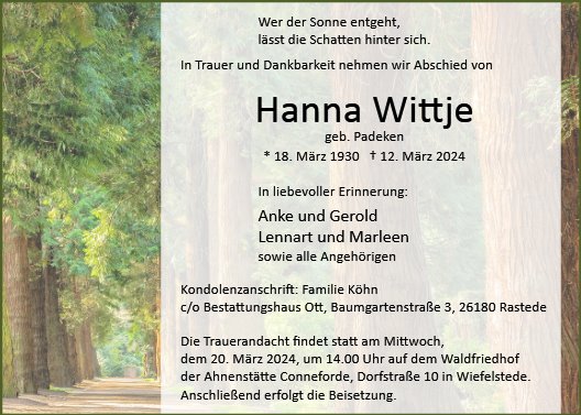 Hanna Wittje