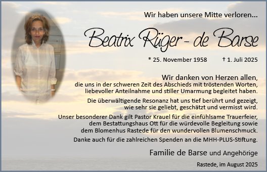 Beatrix Rüger-de Barse