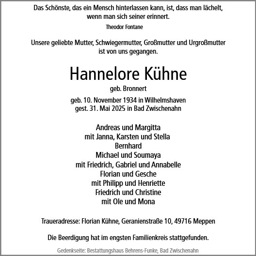 Hannelore Kühne