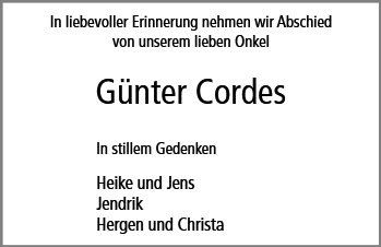 Günther Cordes