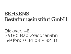 Behrens Bestattungshaus Funke GmbH 