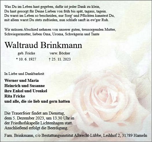 Waltraud Brinkmann