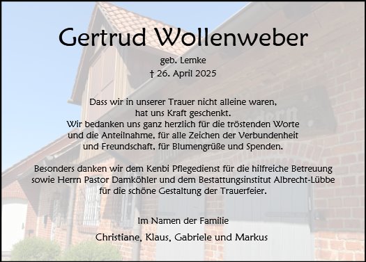 Gertrud Wollenweber