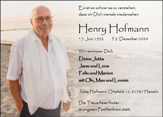 Henry Hofmann