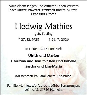 Hedwig Mathies