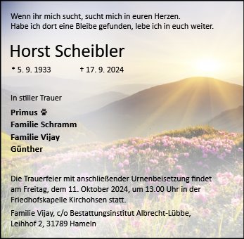 Horst Scheibler