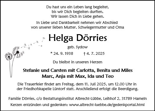 Helga Dörries