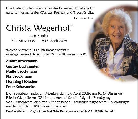 Christa Wegerhoff
