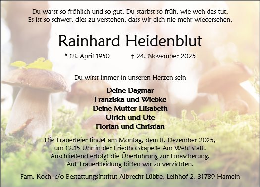 Rainhard Heidenblut