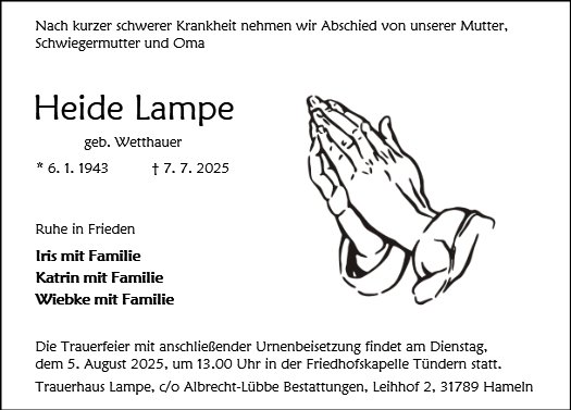 Heide Lampe