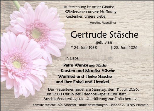 Gertrude Stäsche