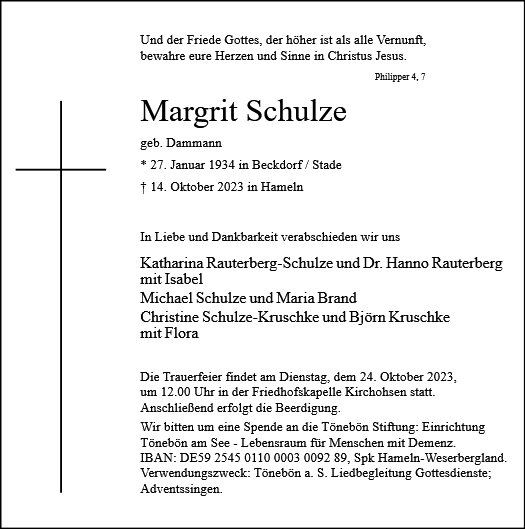 Margrit Schulze