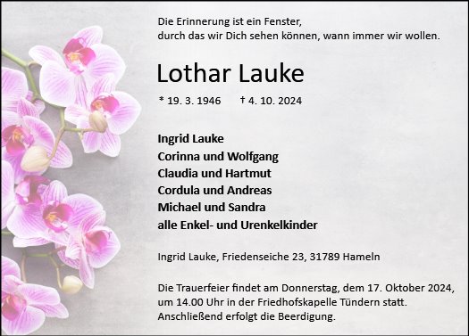 Lothar Lauke