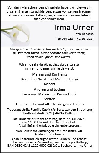 Irma Urner