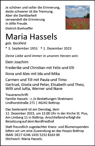 Maria Hassels