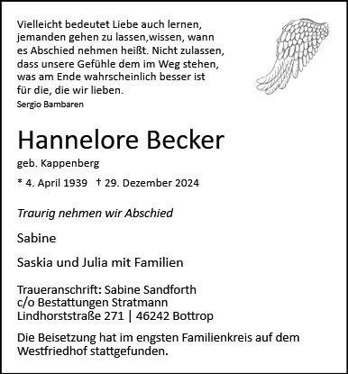 Hannelore Becker