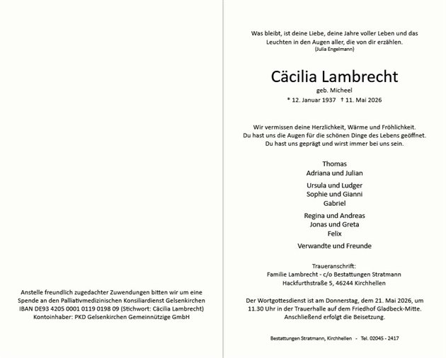 Cäcilia Lambrecht