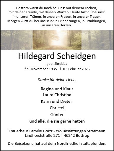 Hildegard Scheidgen