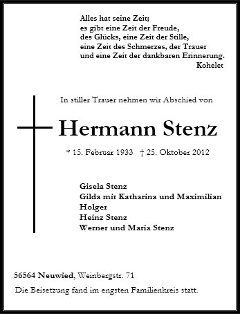 Hermann Stenz