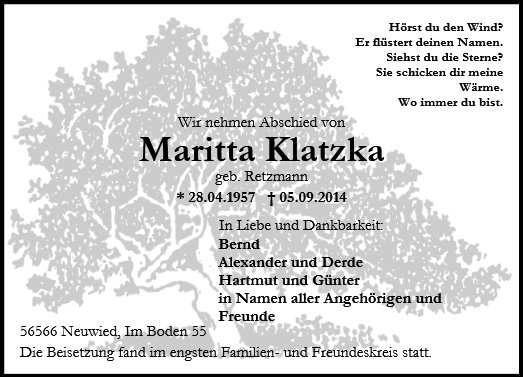 Maritta Klatzka