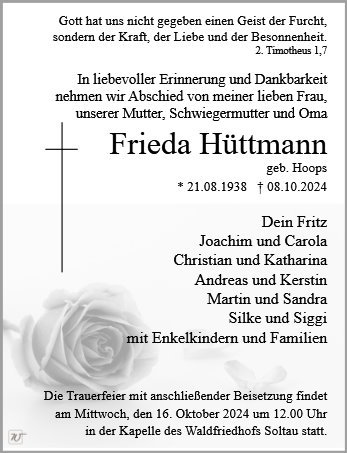 Frieda Hüttmann