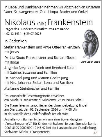 Nikolaus Frankenstein