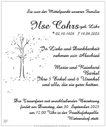 Ilse Cohrs