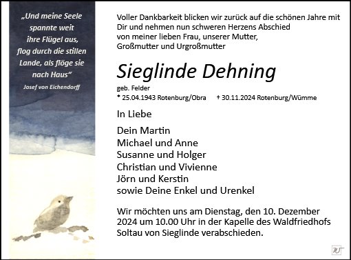 Sieglinde Dehning