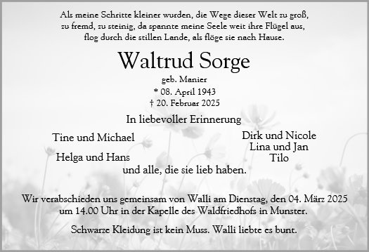 Waltrud Sorge