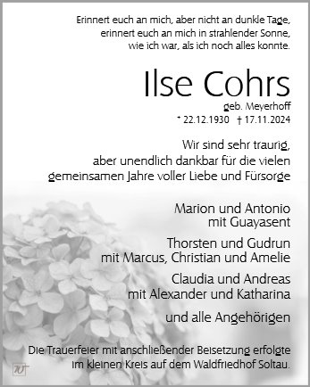 Ilse Cohrs