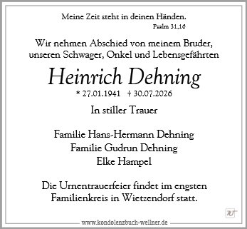 Heinrich Dehning