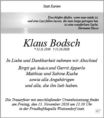 Klaus Bodsch
