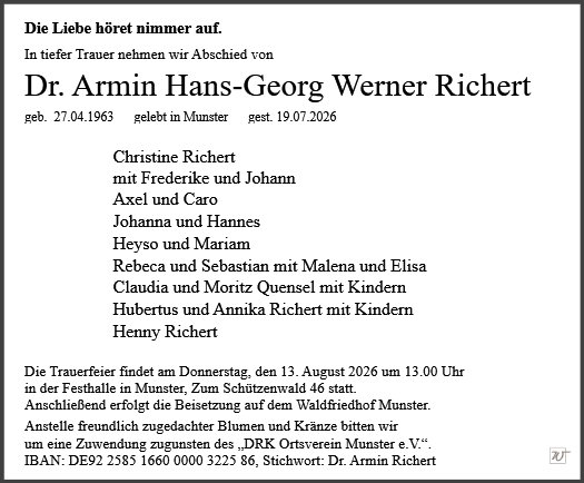 Armin Hans-Georg Werner Richert