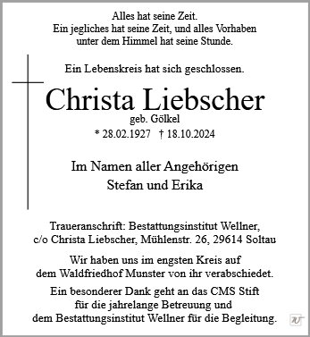 Christa Liebscher