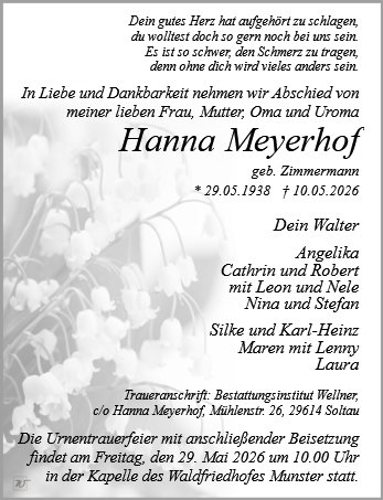 Hanna Meyerhof