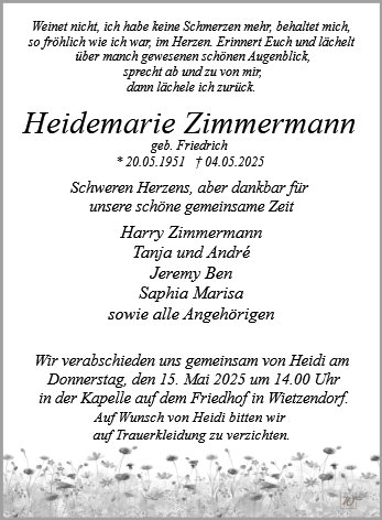 Heidemarie Zimmermann
