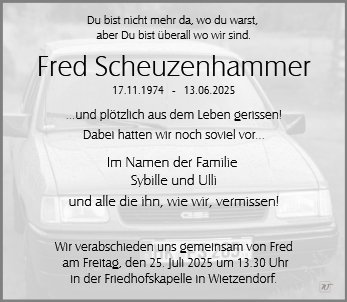 Fred Scheuzenhammer