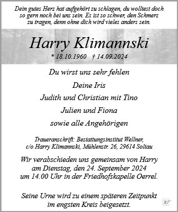 Harry Klimannski