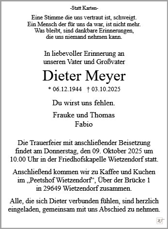 Dieter Meyer