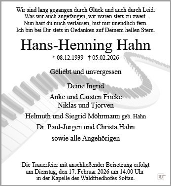 Hans Henning Hahn
