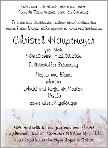 Christel Hauptmeyer