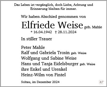 Elfriede Weise