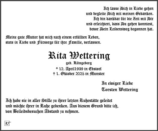 Rita Wettering