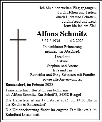 Alfons Schmitz 