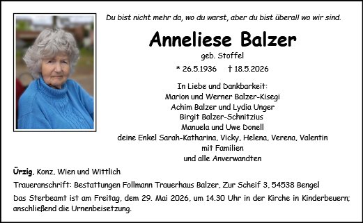 Anneliese Balzer