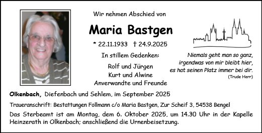Maria Bastgen