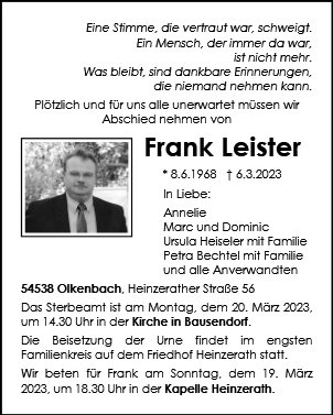 Frank Leister