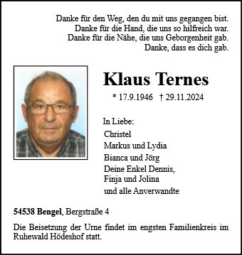 Klaus Ternes 