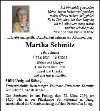 Martha Schmitz